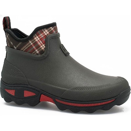 CLEAN GARDEN PLAID ROOD ENKEL LAARS
